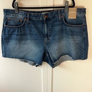 Madewell Relaxed‎ Denim Women’s NWT Plus Size Jean Shorts Size 22